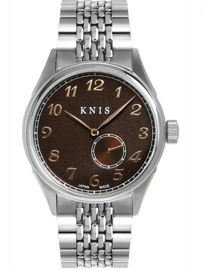 KNIS Automatik KODOU Small Seconds mit braunem Zifferblatt 38 mm