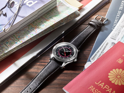 Kurono Tokyo GMT 1 - Limited Edition - 38mm - Gebraucht, Top Zustand