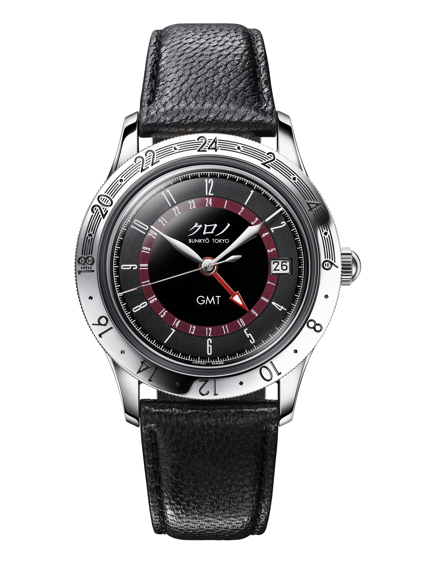 Kurono Tokyo GMT 1 - Limited Edition - 38mm - Gebraucht, Top Zustand