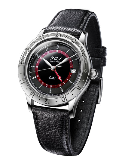 Kurono Tokyo GMT 1 - Limited Edition - 38mm - Gebraucht, Top Zustand