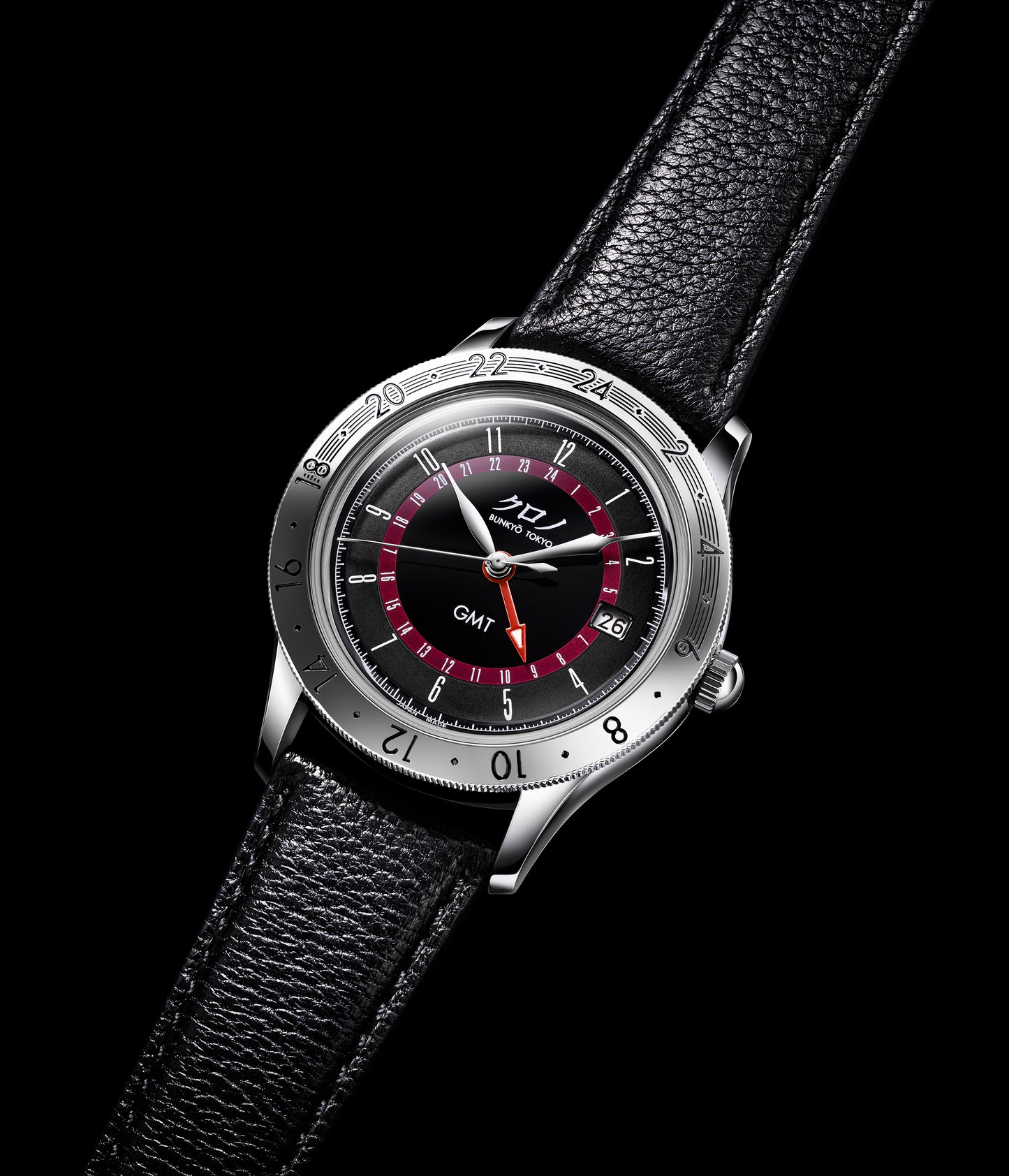 Kurono Tokyo GMT 1 - Limited Edition - 38mm - Gebraucht, Top Zustand