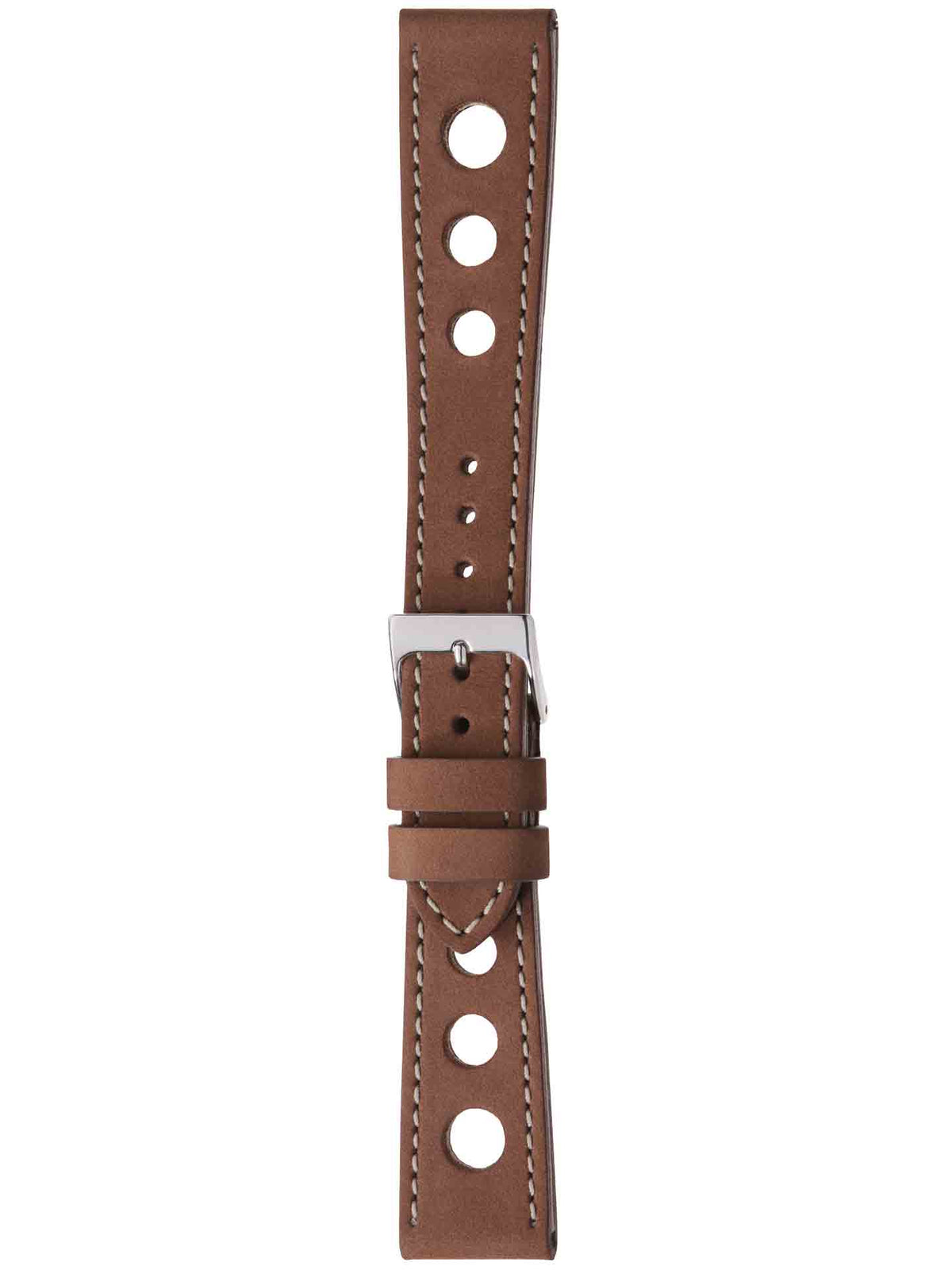 Herzog Monza Lederarmband Braun-Creme