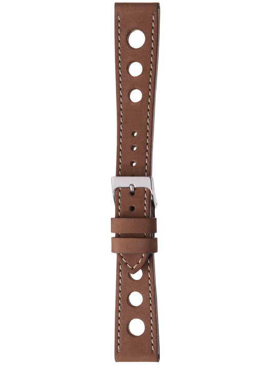 Herzog Monza Lederarmband Braun-Creme
