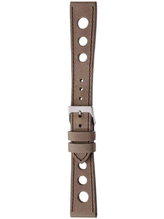 Herzog Monza Lederarmband Taupe-Braun