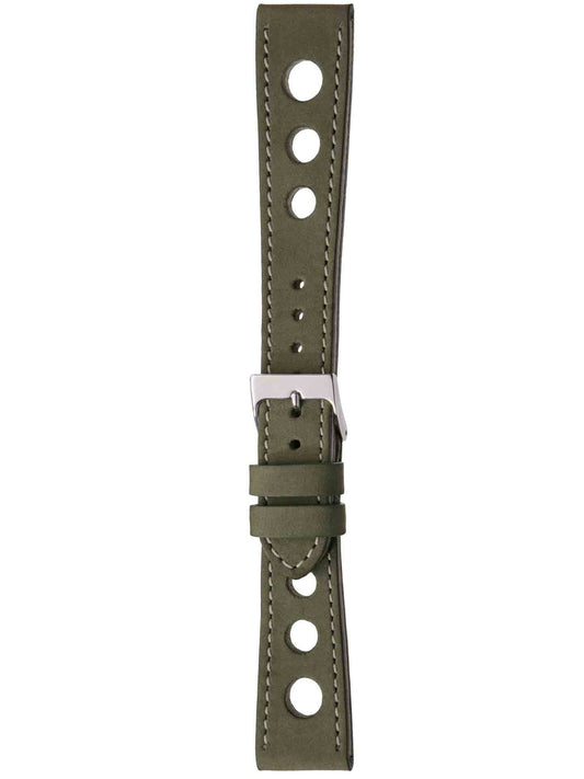 Herzog Monza Lederarmband Grün-Creme