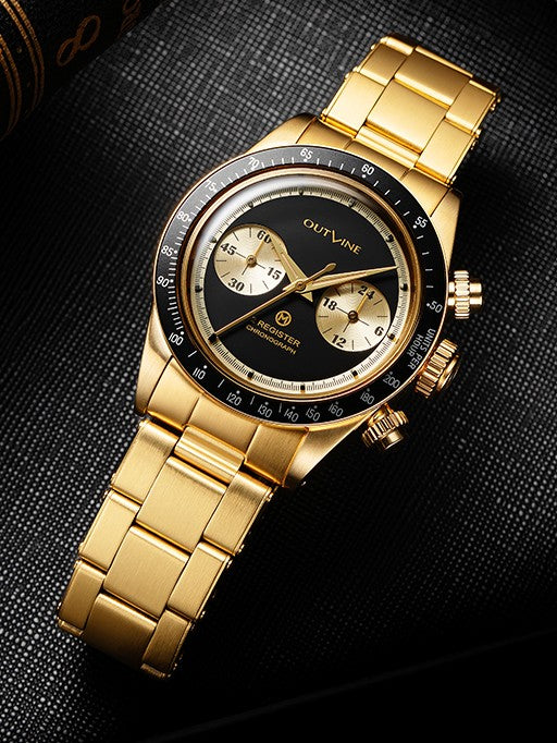 Outline 2 Register Chrono Series I TiCTAC 40th Anniversary (Sonderedition) - Set inkl. Lederarmband