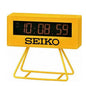 Seiko Clocks QHL062Y LCD-Wecker in Gelb