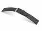RIOS1931 leather bracelet with alligator grain embossed - black - length S 