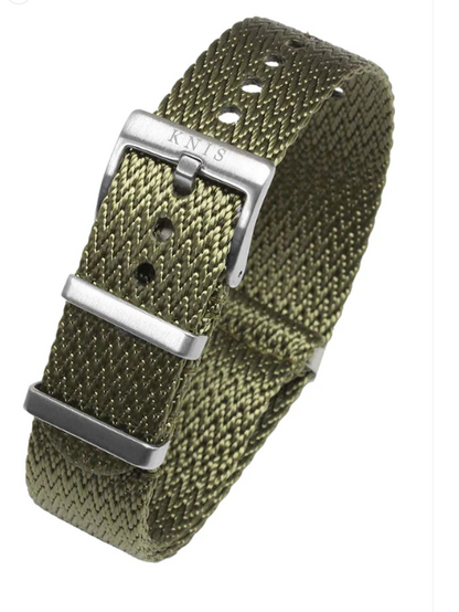 KNIS Nylon Strap "Shark Tooth" – Khaki (20 mm)
