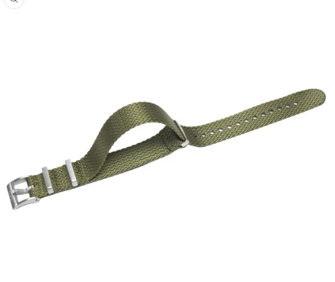 KNIS Nylon Strap "Shark Tooth" – Khaki (20 mm)
