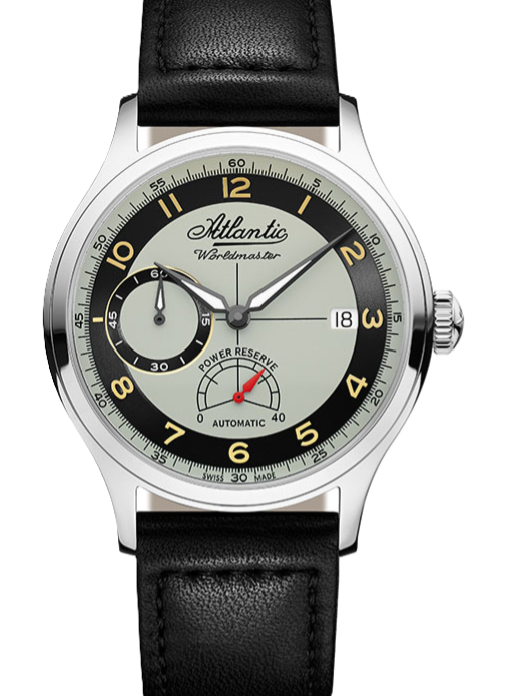 Atlantic Worldmaster Original Power Reserve Automatik – Grau (39 mm)