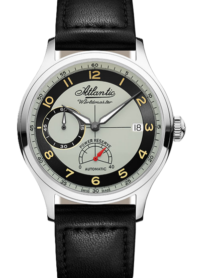 Atlantic Worldmaster Original Power Reserve Automatik – Grau (39 mm)