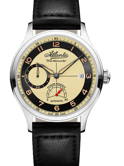 Atlantic Worldmaster Original Power Reserve Automatik – Creme (39 mm)
