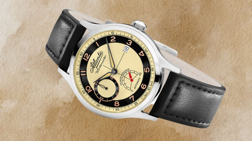 Atlantic Worldmaster Original Power Reserve Automatik – Creme (39 mm)