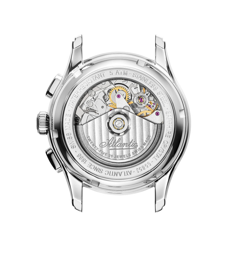 Atlantic Worldmaster Prestige Valjoux Chronograph – Creme (42 mm)