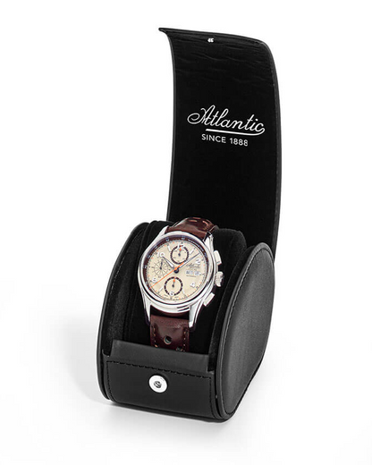 Atlantic Worldmaster Prestige Valjoux Chronograph – Creme (42 mm)