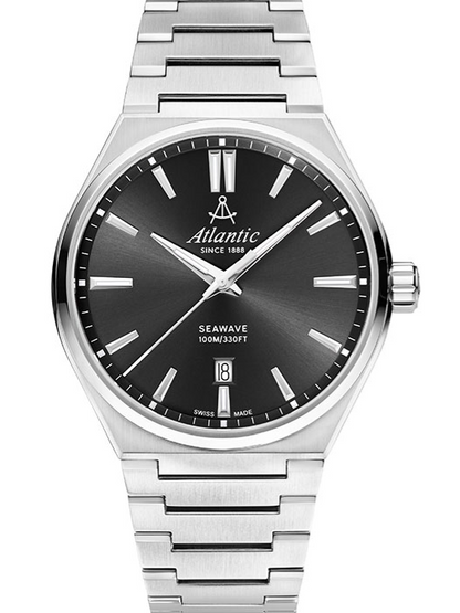 Atlantic Seawave Gents – Schwarz (40 mm)