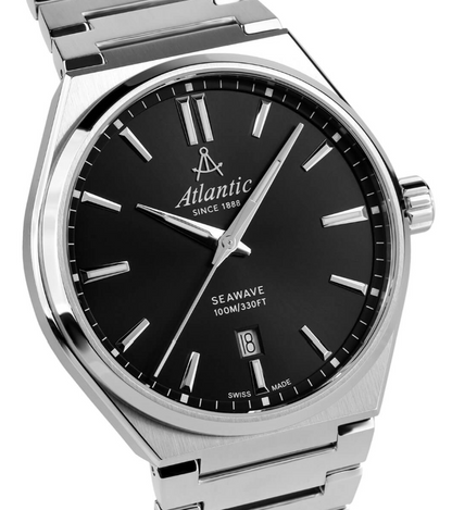 Atlantic Seawave Gents – Schwarz (40 mm)