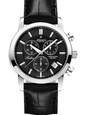 Atlantic Sealine Gents Chrono – Schwarz am Lederband (44 mm)