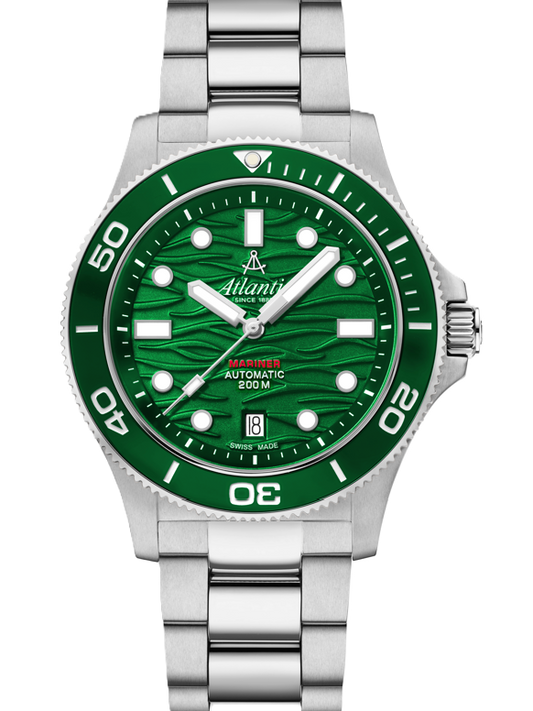 Atlantic Mariner Wave Automatic – Grünes Zifferblatt (42 mm) - NEUHEIT