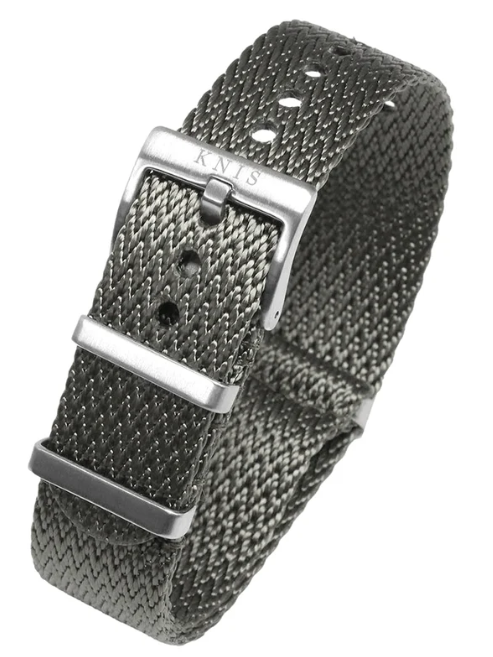 Bracelet en nylon KNIS « Dent de requin » – Beige (20 mm)