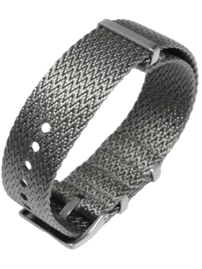 Bracelet en nylon KNIS « Dent de requin » – Beige (20 mm)