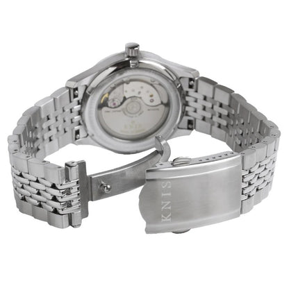 KNIS Automatik KOKU Kanji mit silbernem Zifferblatt 37 mm