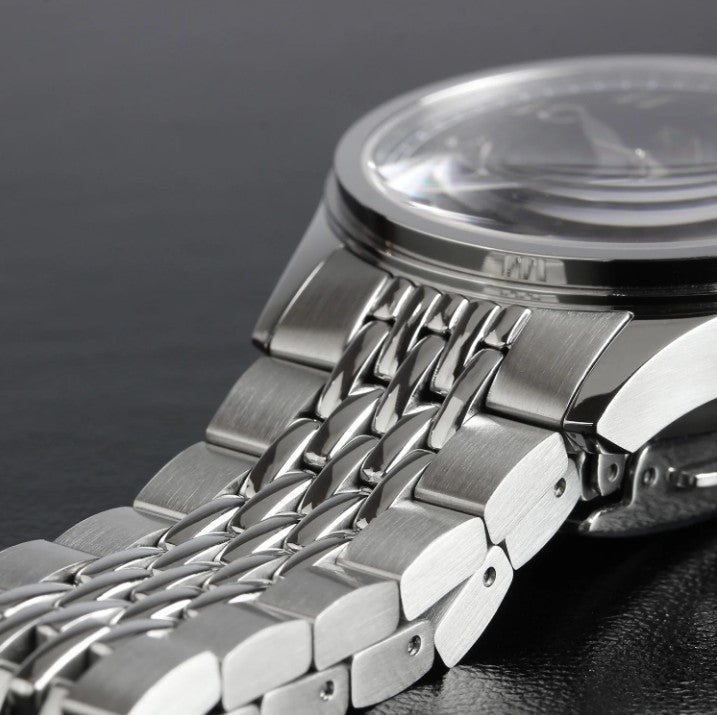 KNIS Automatik KOKU Kanji mit schwarzem Zifferblatt 37 mm