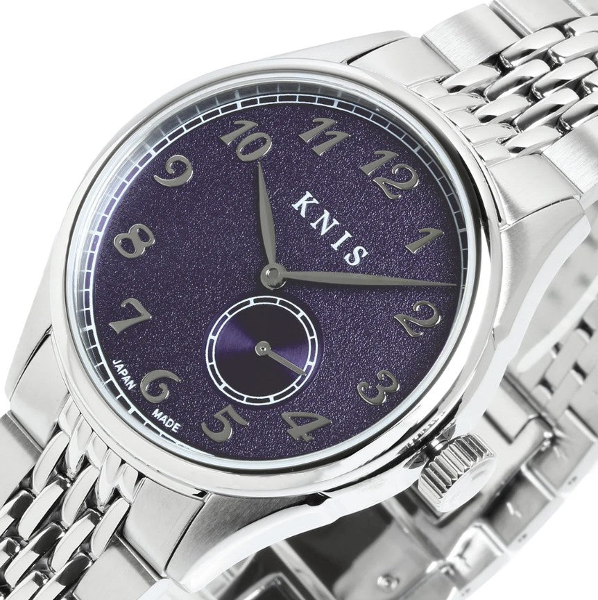 KNIS Automatik KODOU Small Seconds mit lila Zifferblatt 38 mm