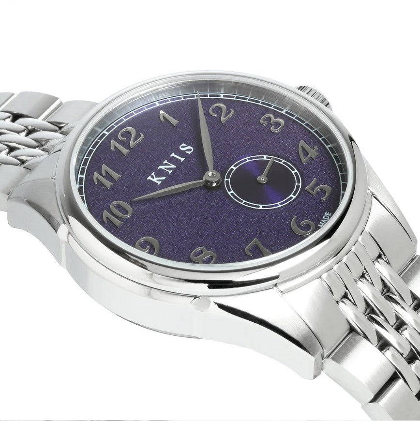 KNIS Automatik KODOU Small Seconds mit lila Zifferblatt 38 mm