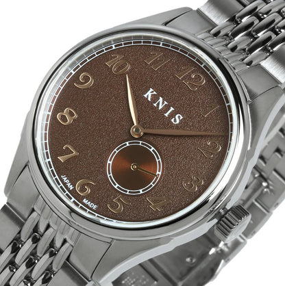 KNIS Automatik KODOU Small Seconds mit braunem Zifferblatt 38 mm