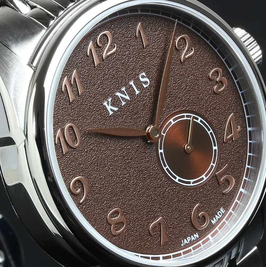 KNIS Automatik KODOU Small Seconds mit braunem Zifferblatt 38 mm