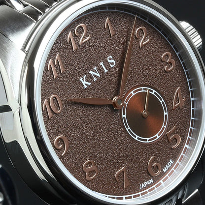 KNIS Automatik KODOU Small Seconds mit braunem Zifferblatt 38 mm