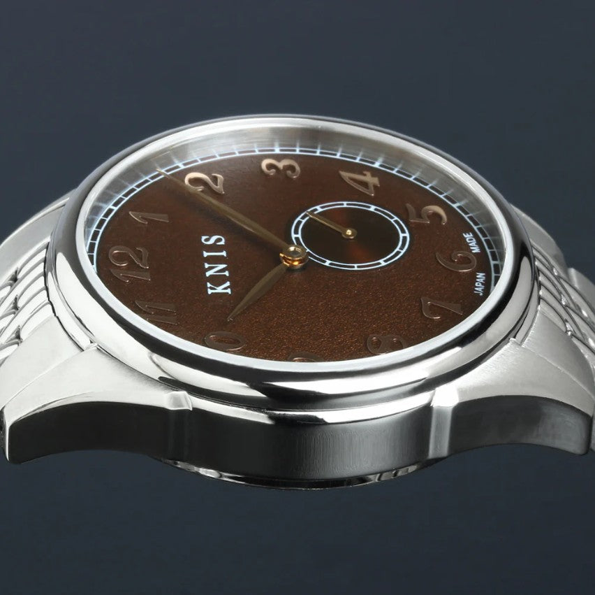 KNIS Automatik KODOU Small Seconds mit braunem Zifferblatt 38 mm