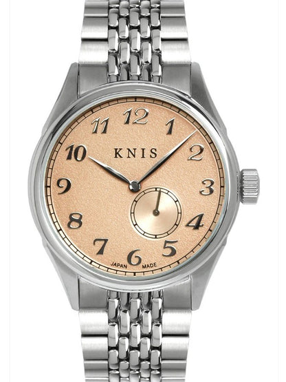 KNIS Automatik KODOU Small Seconds mit Lachsrosa Zifferblatt 38 mm