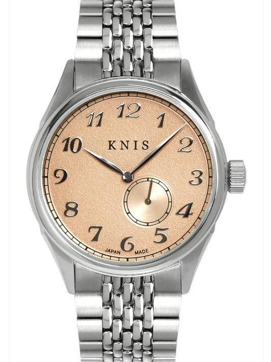 KNIS Automatik KODOU Small Seconds mit Lachsrosa Zifferblatt 38 mm