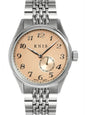 KNIS Automatik KODOU Small Seconds mit Lachsrosa Zifferblatt 38 mm