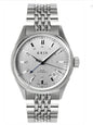 KNIS Classic GMT Automatik Silber - Rice Beads Bracelet 38 mm