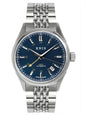 KNIS Classic GMT Automatik Blau - Rice Beads Bracelet 38 mm
