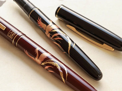 Kuretake Kindai Maki-e - Auspicious Phoenix Black