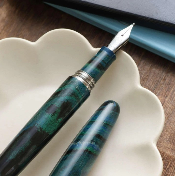 Wancher Dream Pen True Ebonite - Marble Green