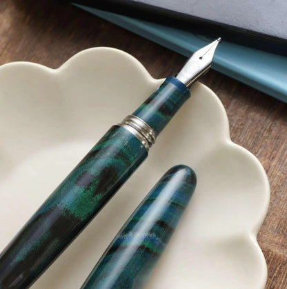 Wancher Dream Pen True Ebonite - Marble Green