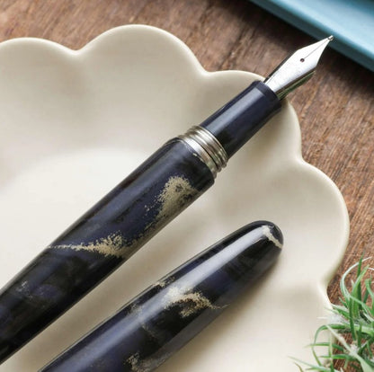 Wancher Dream Pen True Ebonite Marble Purple Gray
