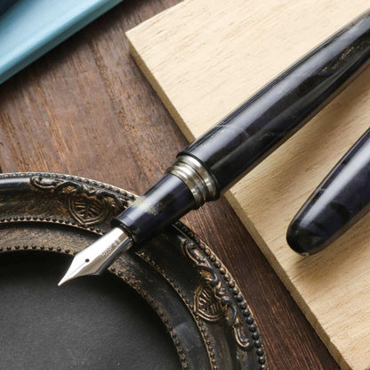 Wancher Dream Pen True Ebonite Marble Purple Gray
