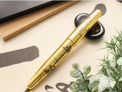 Wancher Dream Pen Rising Sun Maki-e - Sansui
