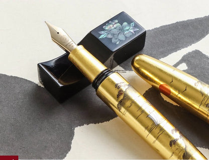 Wancher Dream Pen Rising Sun Maki-e - Sansui