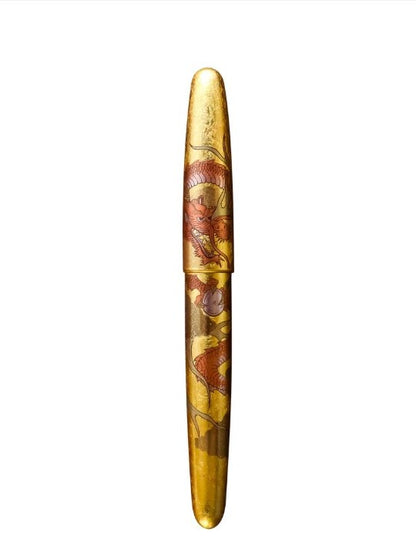 Wancher Dream Pen Rising Sun Maki-e - Dragon