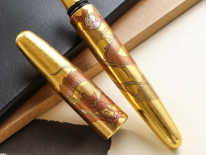 Wancher Dream Pen Rising Sun Maki-e - Dragon