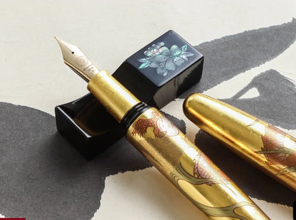 Wancher Dream Pen Rising Sun Maki-e - Dragon
