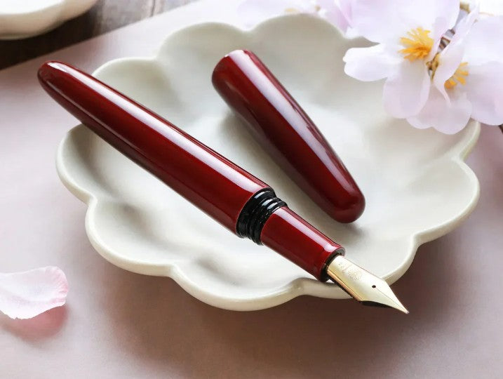 Wancher Dream Pen Aizu Urushi - Tamamushi-nuri - Red